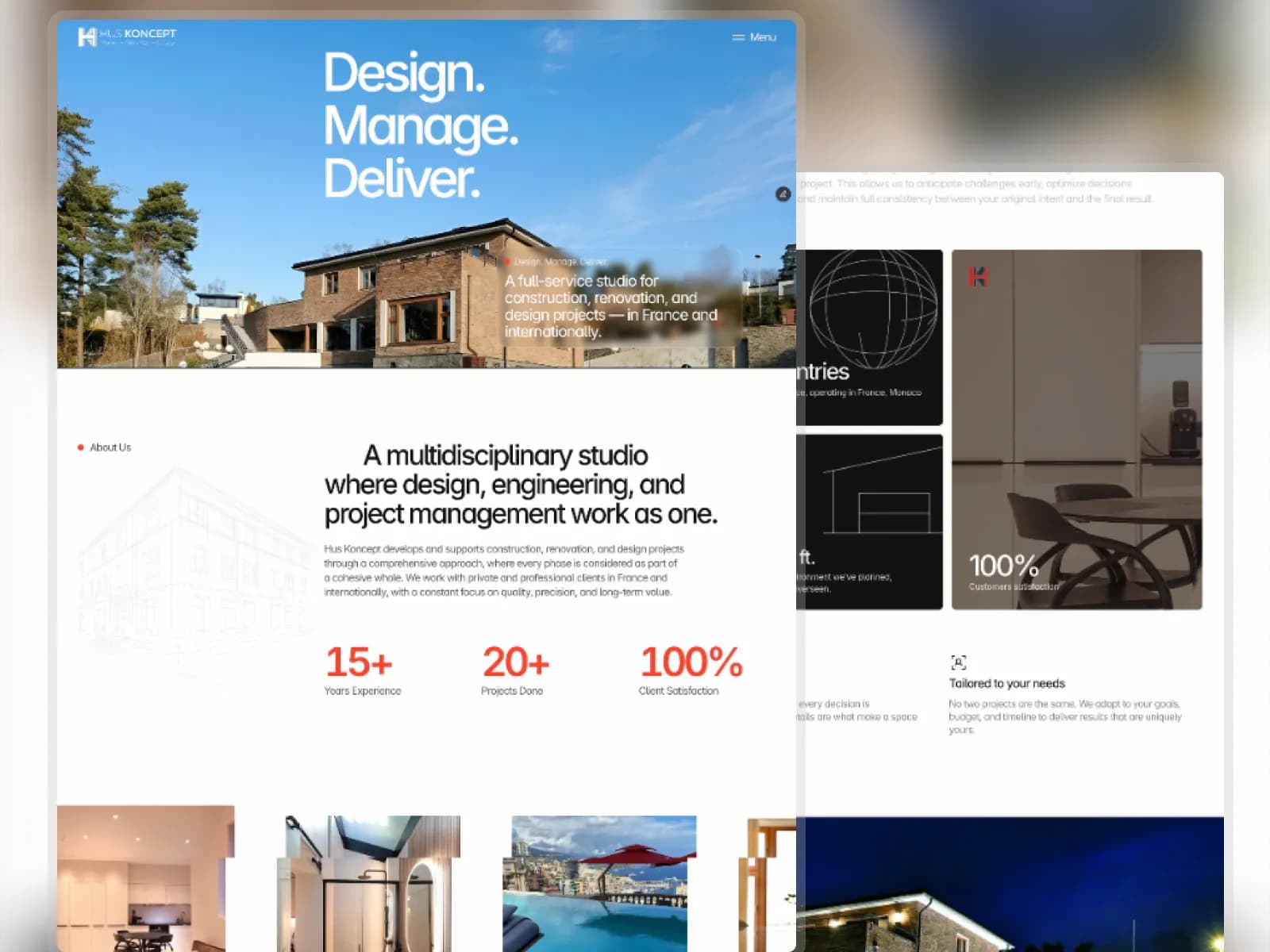 Capture du site Huskoncept